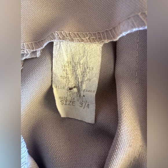 Beige Summer Sheath Dress Spagetti Straps Size 4 Sleeveless Neutral Officewear - Picture 5 of 11